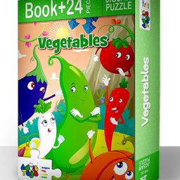 Advit Toys Vegetables Jigsaw Puzzle Assorted Color - 24Pieces-18