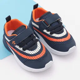 Cute Walk by Babyhug Sneakers with Lace Up Closure - Navy Blue-picture-11