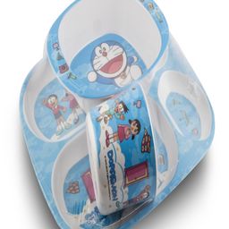 Superware Melamine Kids Dinner Set - Doraemon-Sky ( Set of 3 )-3