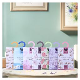 Iris Homefragrances Set of 7 Fragrance sachet -Sandal, Coolblue, Floral Musk, Romance, Lavender, Apple Cinnamon and Damask Rose-5