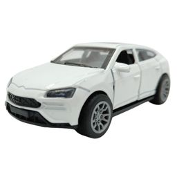 Lattice "1:32 White Luxury SUV Die-Cast Model Car Alloy Toy with Pull Back Action & Openable Doors"-image-12