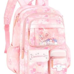 FunBlast Large Capacity School Bag for Kids with Multiple Pockets Pink Height 17 inches-image-56