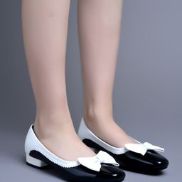 Shoetopia Bow Applique Detailed Pumps - Black-picture-32