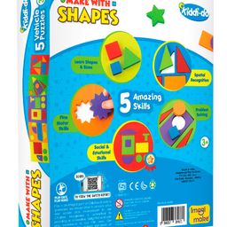 Imagimake Make With Shapes Sorting Puzzle Game Set - Multicolour image 2