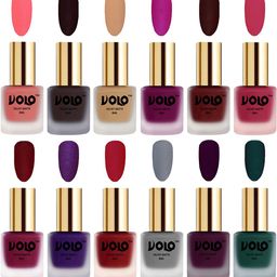 VOLO Set Of 12 Velvet Matte Nail Polish - 8 ml Each-image-61