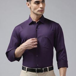 Arrow Slim Fit Formal Cutaway Collar Pure Cotton Shirt-picture-17