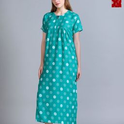 TRUDO Printed Maxi Nightdress-image-6