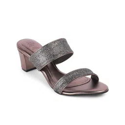 Tresmode Women Leather Block Heels Sandals-56
