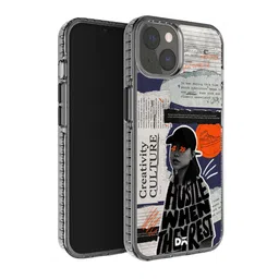 DailyObjects Hustle When They Rest Printed iPhone 15 Super Slim Back Case image 3