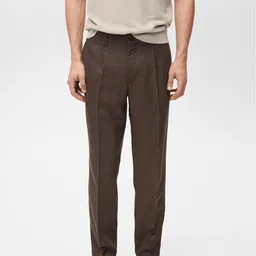MANGO MAN Regular Fit Trousers-image-82