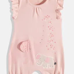 mothercare Infant Girls Printed Pure Cotton Rompers-image-25