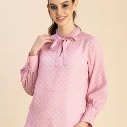 Moomaya Light Pink Printed Shirt-picture-7