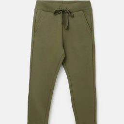 United Colors of Benetton Kids Boy's Solid Regular Fit Joggers with Drawstring Closure-picture-14