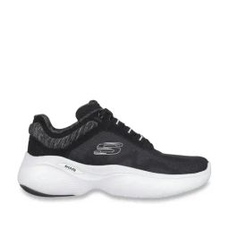 Skechers Women's ARCH FIT INFINITY Black White Casual Slip Ons-image-12