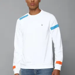 Allen Solly Jeans White Regular Fit Printed Sweatshirt-picture-4