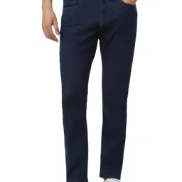 Van Heusen Navy Cotton Regular Fit Jeans-image-63