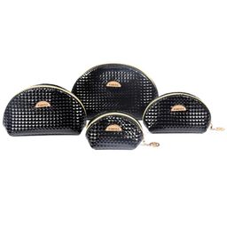 ESBEDA Women Set Of 4 Black Textured Clutches-41