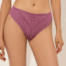 Wunderlove by Westside Mauve Lace Design Brazilian Brief-image-24