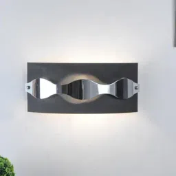 Kapoor E Illuminations Callington Black & Silver Metal Wall Light - Set of 1-image-49