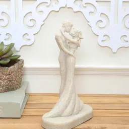 Tayhaa Off White Resin Couple Figurine - Set of 1-image-93
