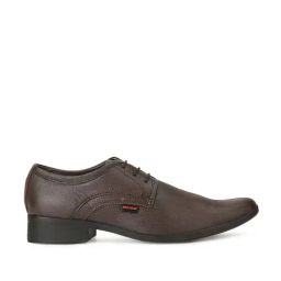 Red Chief Dark Brown Derby Shoes-image-84