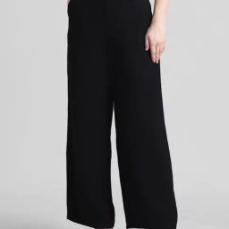 Only Black Flared Fit High Rise Pants-image-42