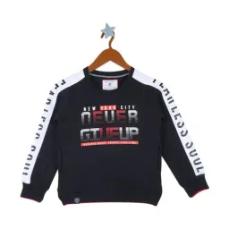 Monte Carlo Kids Navy Graphic Print Sweatshirt-image-6