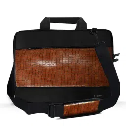 Gripp Croc Compact Executive Business Laptop and Tablet Bag For Macbook 13.3 Inch & 14 (Burgundy)-29
