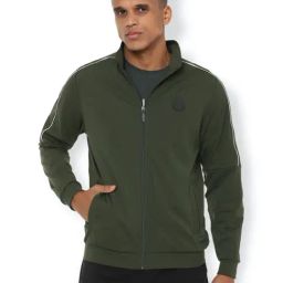 Van Heusen Olive Green Regular Fit Jacket-image-33