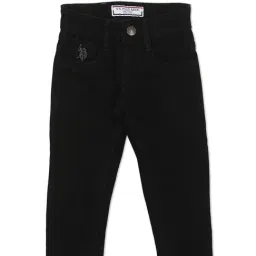 U.S. Polo Assn. Kids Black Solid Jeans-picture-1