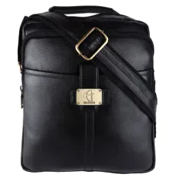 HiLEDER Black Solid Medium Cross Body Bag-picture-18