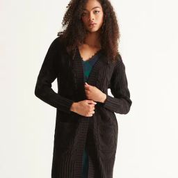 Cover Story Black Long Cardigan-image-86