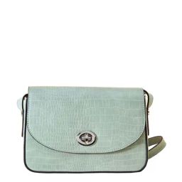 Accessorize London Green Textured Medium Sling Handbag-image-60