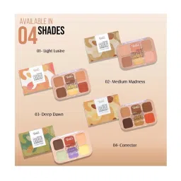 Glam21 Cream Concealer Corrector Palette 02 Medium Madness - 9 gm image 4