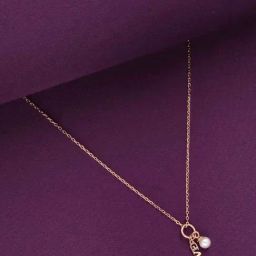 Kai Jewel Sterling Silver Rose Gold Love Charm Necklace-image-16