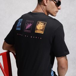 WROGN Graphic Printed Drop-Shoulder Pure Cotton Oversized T-shirt-picture-48