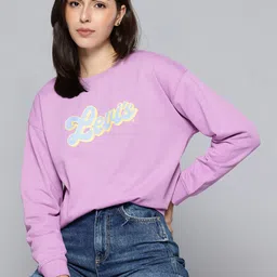 Levis Brand Logo Printed Pure Cotton Sweatshirt-image-76
