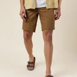 Fabindia Brown Comfort Fit Shorts-image-53
