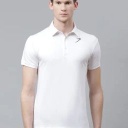 FUAARK White Relaxed Fit Sports Polos-image-0