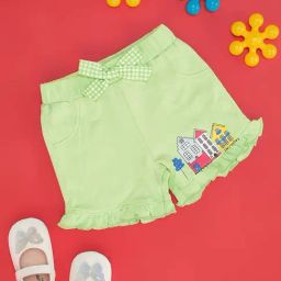 Pantaloons Baby Neon Green Cotton Printed Shorts-picture-17