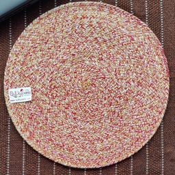 BulkySanta Red 2 Pcs Round Table Placemats-image-70