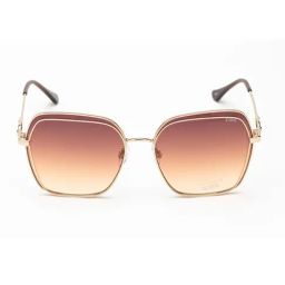 IDEE Brown Hexagon UV Protection Sunglasses for Women-image-43