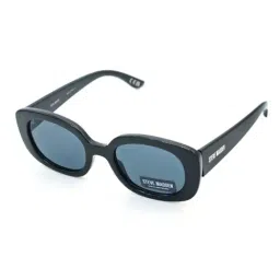 STEVE MADDEN Black Oversize Irregular Sunglasses for Women-picture-28