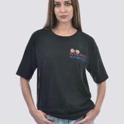 Only Black Loose Fit Printed T-Shirt-image-57