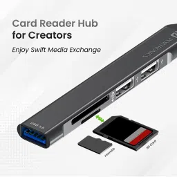 Portronics Grey Usb & Type-C Dual Plugs image 5