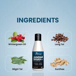 Vedacharya Set Of 4 Jandar Dhuan Oil - 150 ml Each image 2