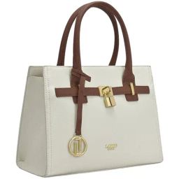 Lavie Luxe Off White LX Strap25 Md Satchel Handbag-16