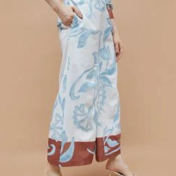 Code Off White Regular Fit Printed Trousers image 3
