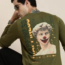 Difference of Opinion Pure Cotton Printed T-shirt-image-22