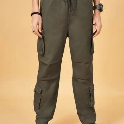 Street 808 By Pantaloons Silver Lining Relaxed Fit Joggers-image-16